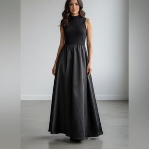 NWT Summer Elegant Black  Sleeveless Dress Betsey Johnson